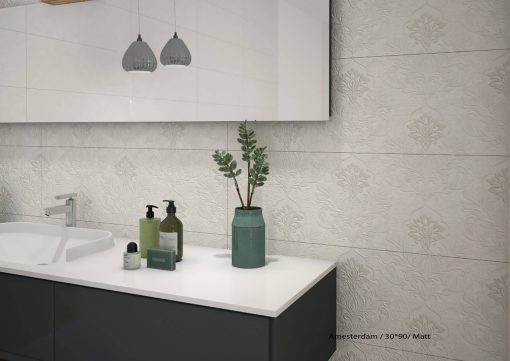 سرامیک سرویس طرح آمستردام طوسی مات3 30*90