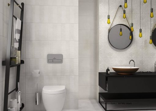 سرامیک سرویس طرح آمستردام طوسی مات2 30*90