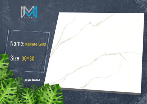 سرامیک کف سرویس طرح کلکته گلد2 30-30