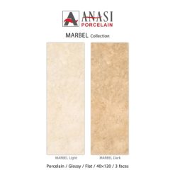 پرسلان دیوار طرح ماربل روشن ترانس3 40*120